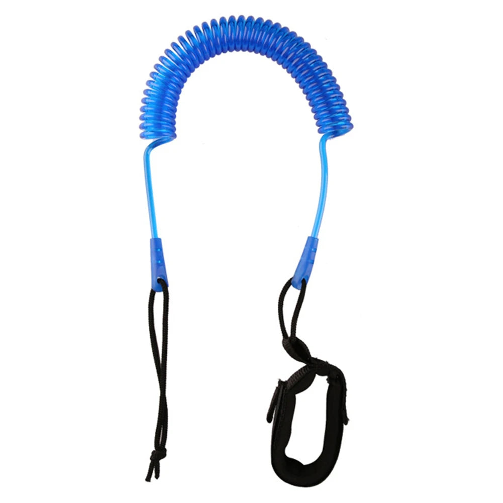 Surf Sup Ankle Leash Surfing Elastic Coiled Stand UP Paddle Board Leg Rope Surfboard Ankle Leash Surfboard Leash Leg Rope