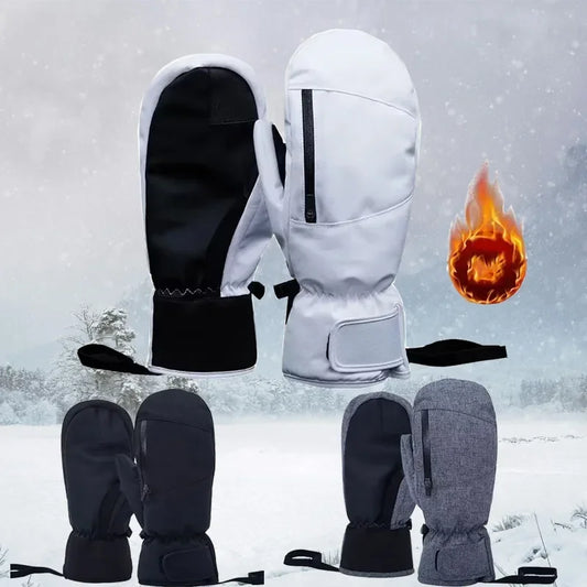 Winter Skiing Gloves Waterproof Snowboarding Touch Screen Thermal Thick Snow Gloves Men Women Snowmobile Warm Mittens